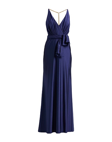 FOREVER UNIQUE Elegant dress Navy 100% Polyester