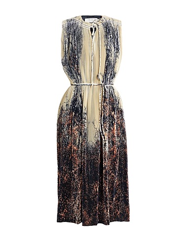 JIL SANDER Long dress Beige 100% Polyester