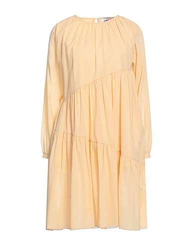 ALPHA STUDIO Short dress Sand 100% Cotton