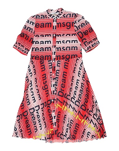 MSGM Dress Red 100% Polyester