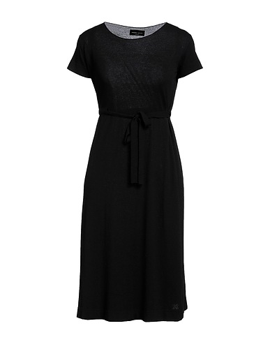 ROBERTO COLLINA Short dress Black 90% Viscose, 10% Polyester