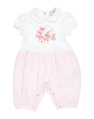 MONNALISA Baby jumpsuit Pink 100% Cotton