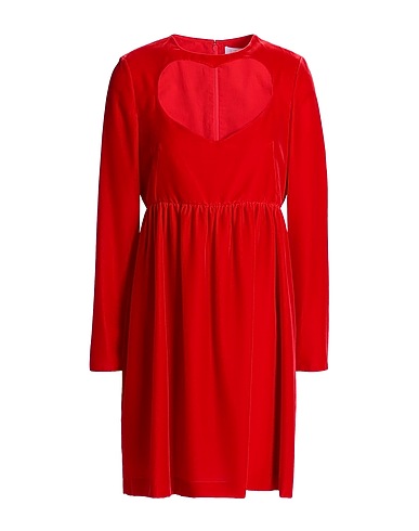 CHLOÉ ミニワンピース・ドレス レッド レーヨン 70% / キュプラ 30% / コットン