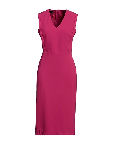 CARACTÈRE Midi dress Magenta 91% Polyester, 9% Elastane