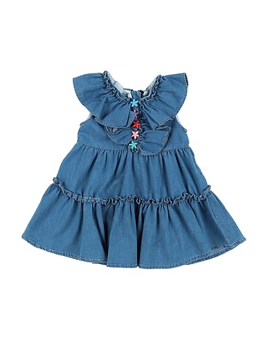 FUN & FUN Baby dress Blue 98% Cotton, 2% Elastane