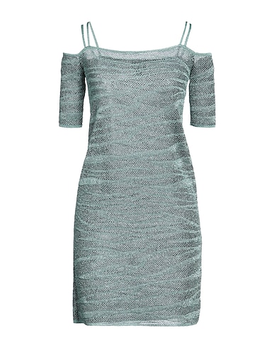 JUST CAVALLI Short dress Green 43% Cotton, 32% Viscose, 17% Polyester, 8% Polyamide