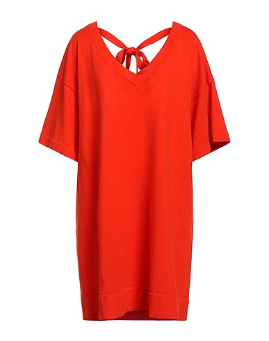 P.A.R.O.S.H. Vestito corto Arancione 100% Cotone