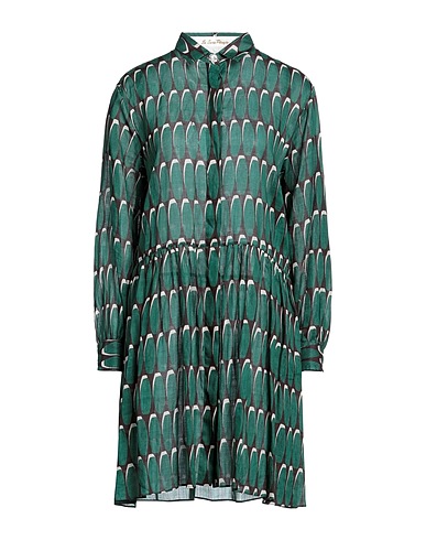 LE SARTE PETTEGOLE Shirt dress Green 100% Ramie