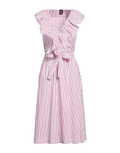 GUTTHA Midi-Kleid Khaki 72% Baumwolle, 26% Polyamid, 2% Elastan