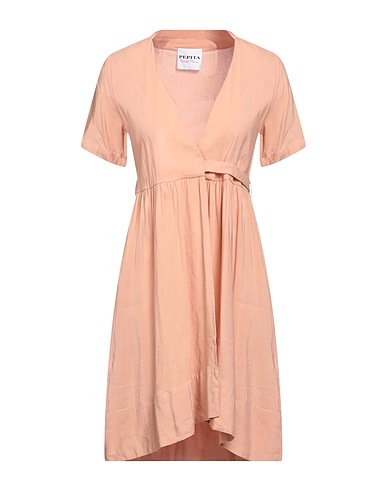 PEPITA Short dress Blush 60% Viscose, 40% Linen