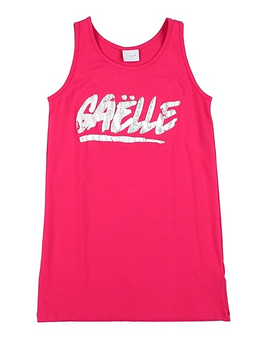 GAëLLE Paris Vestito Fucsia 95% Cotone, 5% Elastan