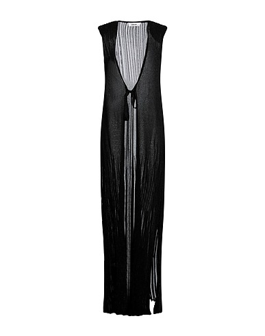 CIRCUS HOTEL Cardigan Black 70% Viscose, 30% Polyester, Polyamide