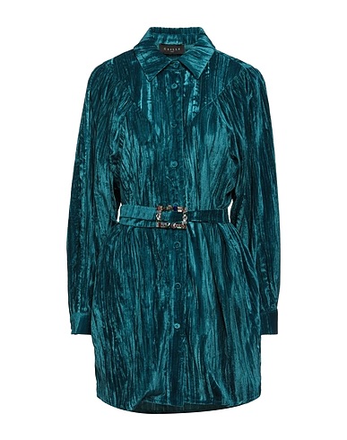 GAëLLE Paris Shirt dress Deep teal 100% Polyester