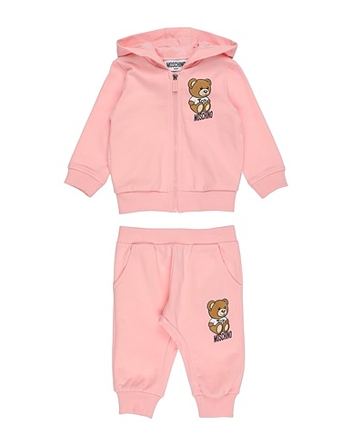 MOSCHINO BABY Completo Baby  Rosa 100% Cotone
