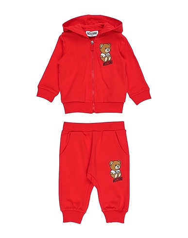 MOSCHINO BABY Completo Baby  Rosso 100% Cotone