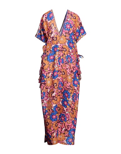 ANJUNA Long dress Pink 100% Linen