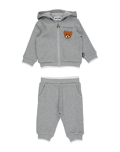 MOSCHINO BABY Комплект для малыша Серый 89% Хлопок, 11% Полиэстер, Эластан