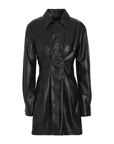 8 by YOOX Office dress CORSET MINI DRESS
 Black 100% Polyurethane