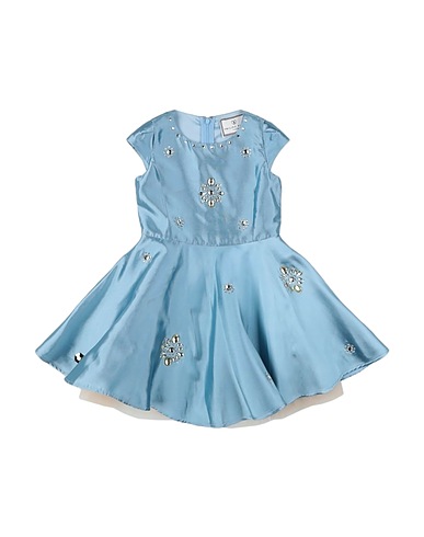 PHILIPP PLEIN Dress Pastel blue 100% Silk