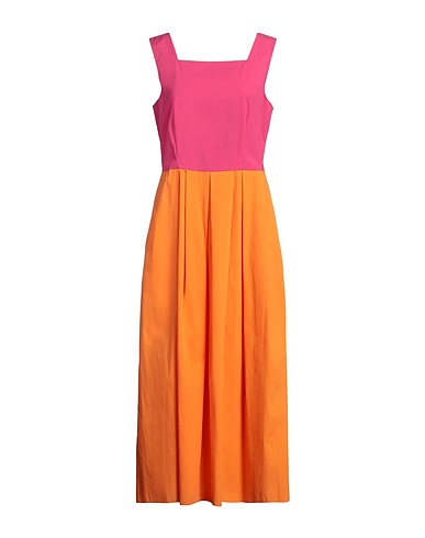 CARACTÈRE Midi dress Orange 100% Cotton