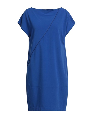 KORALLINE Short dress Bright blue 75% Polyester, 23% Viscose, 2% Elastane