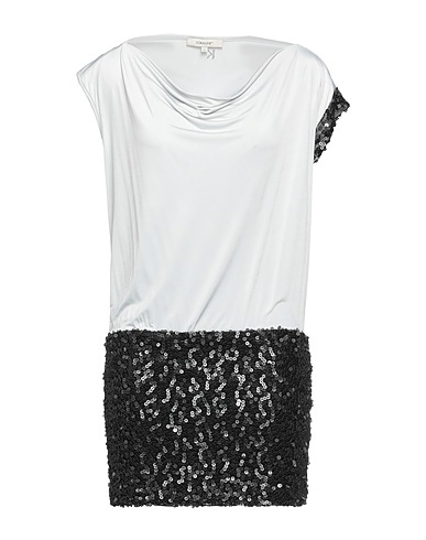 KORALLINE Kurzes Kleid Hellgrau 95% Polyester, 5% Elastan