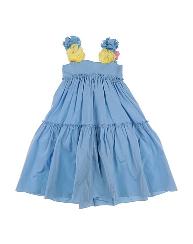 MISS GRANT Dress Light blue 100% Polyester