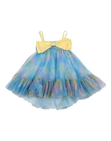 MISS GRANT Dress Light blue 100% Polyester