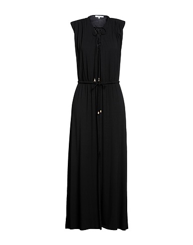 PATRIZIA PEPE Long dress Black 92% Viscose, 8% Elastane