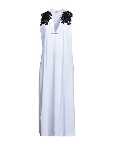 ODI ET AMO Vestito midi Bianco 100% Cotone