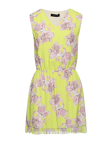 LES BOURDELLES DES GARÇONS Short dress Lime green 100% Polyester