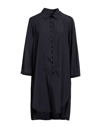 ALESSIA SANTI Shirt dress Black 100% Cotton