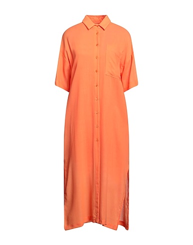 FEDERICA TOSI Hemdkleid Orange 100% Wolle
