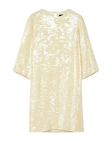LAPOINTE Sequin dress Ivory 100% Viscose