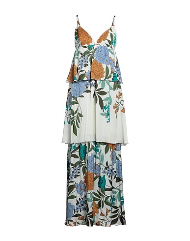 1-ONE Long dress Ivory 100% Viscose
