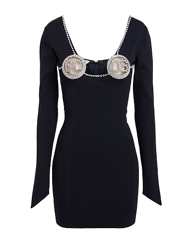GCDS Sheath dress Black 100% Polyester