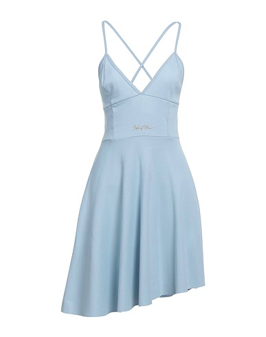 ODI ET AMO Short dress Sky blue 100% Cotton