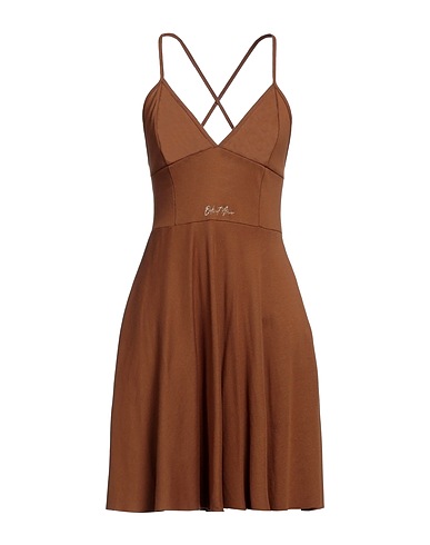 ODI ET AMO Short dress Brown 100% Cotton
