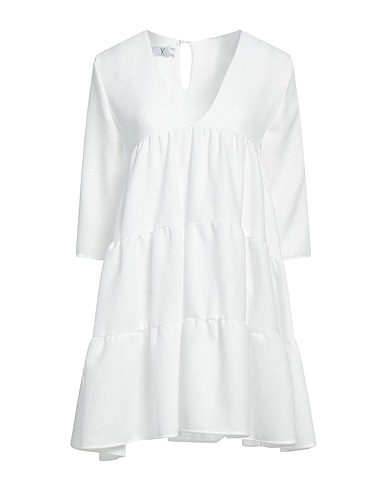 FELEPPA Short dress White 100% Polyester