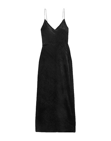 NILI LOTAN Long dress Black 74% Viscose, 26% Silk