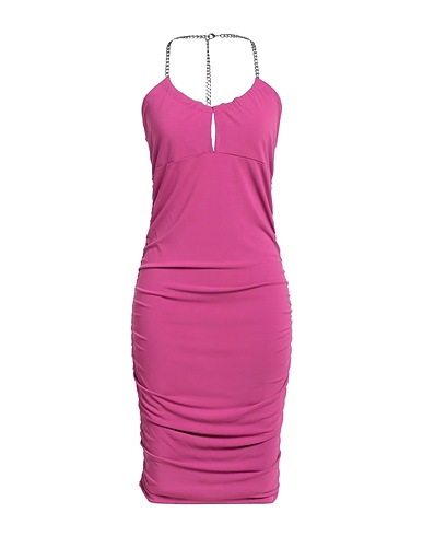 KORALLINE Short dress Fuchsia 76% Acrylic, 18% Polyamide, 6% Elastane