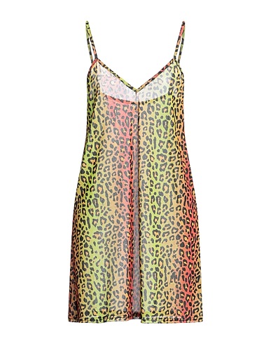 FREDDY Short dress Lime green 94% Polyester, 6% Elastane