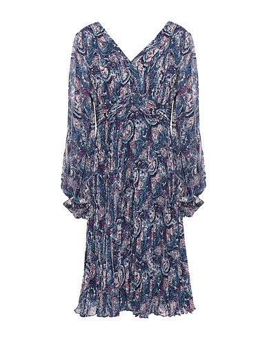 MIKAEL AGHAL Midi dress Navy 100% Polyester