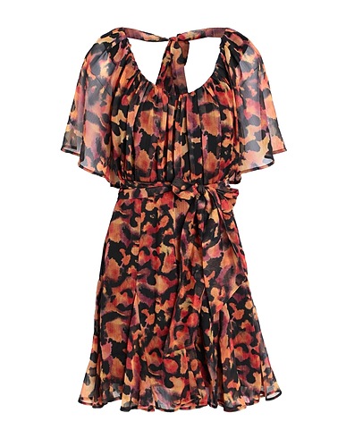 TOPSHOP Short dress Black 100% Polyester