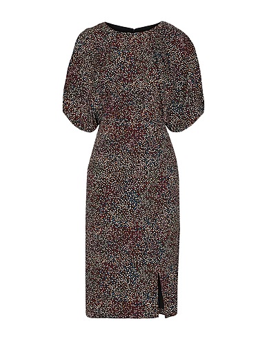 MIKAEL AGHAL Vestito midi Nero 100% Poliestere