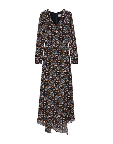 MIKAEL AGHAL Long dress Black 100% Polyester