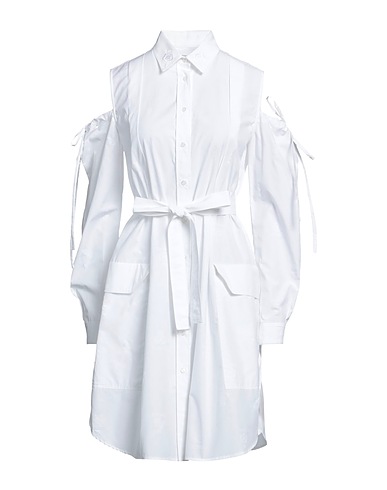 ICEBERG Shirt dress White 100% Cotton