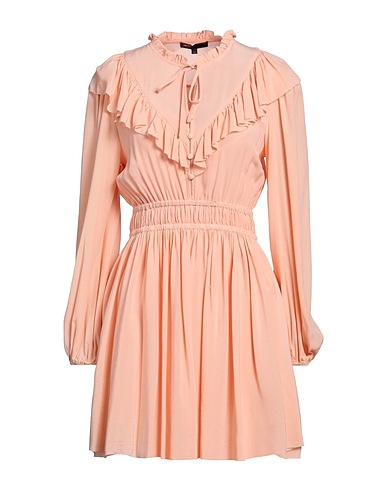 MAJE Short dress Salmon pink 100% Viscose