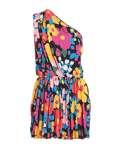 SAINT LAURENT One-shoulder dress Marigold 100% Viscose