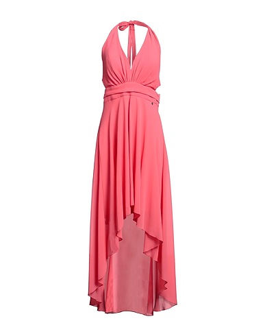 RINASCIMENTO Long dress Coral 100% Polyester
